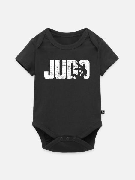 Judo - Baby Premium Kurzarmbody - Schwarz