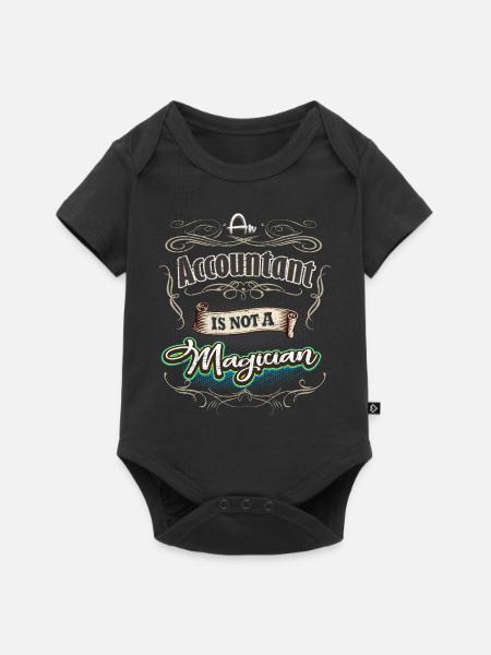 Buchhalter - Baby Premium Kurzarmbody - Schwarz