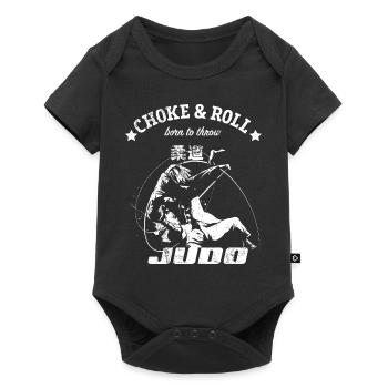 judo - Baby Premium short-sleeve bodysuit - black - Front