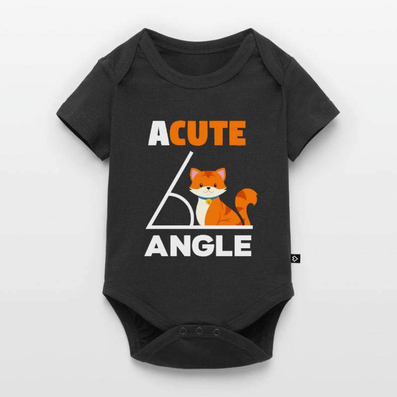 Cute angle cat math Math math teacher Baby Premium short-sleeve bodysuit