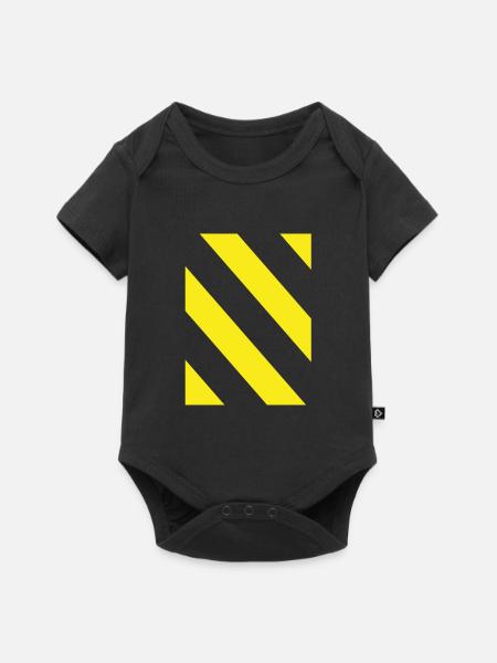 Symbol - Baby Premium Kurzarmbody - Schwarz