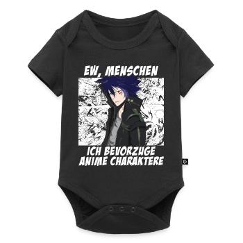 Anime - Bevorzuge Anime W - Baby Premium Kurzarmbody - Schwarz - Vorne