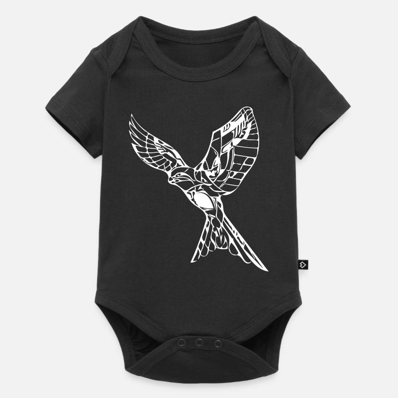 Faucon volant élégant - Body à manches courtes Premium Bébé - noir