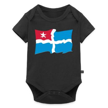 Crete - Baby Premium short-sleeve bodysuit - black - Front