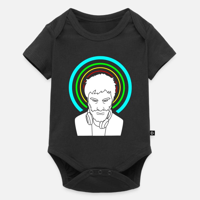 Ondes DJ - Body à manches courtes Premium Bébé - noir