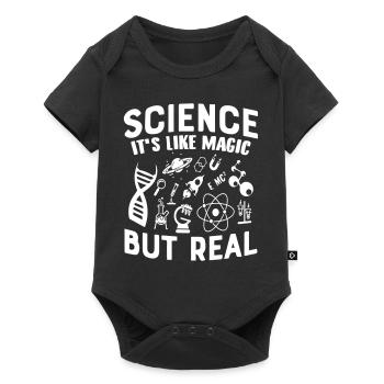 Science - Baby Premium Kurzarmbody - Schwarz - Vorne