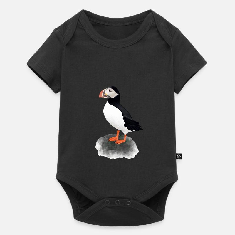 Macareux moine - Body à manches courtes Premium Bébé - noir