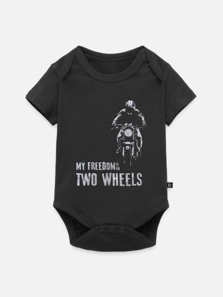 Motorrad - Baby Premium Kurzarmbody - Schwarz