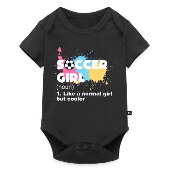 Soccer Girls - Baby Premium short-sleeve bodysuit - black - Front