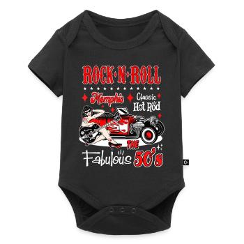 Classique du rock and roll Hotrod Rebel Hot Rod - Body à manches courtes Premium Bébé - noir - Devant