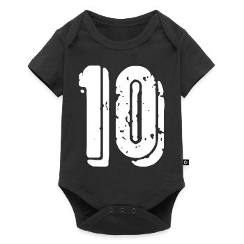 Maillot à 10 chiffres - Body à manches courtes Premium Bébé - noir - Devant