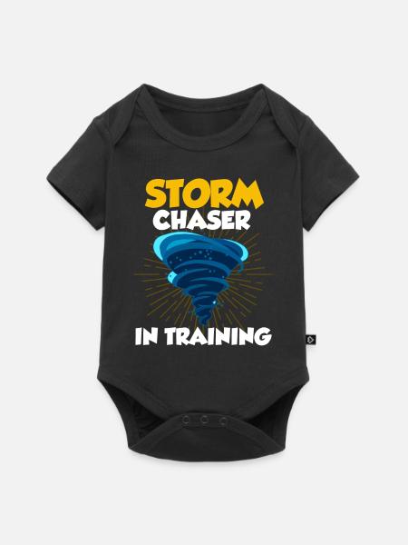 Tornado - Baby Premium Kurzarmbody - Schwarz
