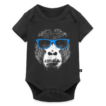 Gorille - Body à manches courtes Premium Bébé - noir - Devant