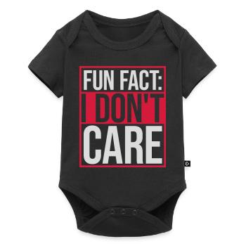 Je me fiche des faits - Body à manches courtes Premium Bébé - noir - Devant
