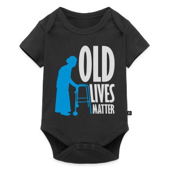 old lives matter quote - Baby Premium short-sleeve bodysuit - black - Front
