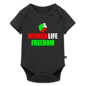 Women life freedom iran - Body à manches courtes Premium Bébé - noir - Devant