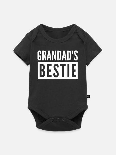 GRANDAD'S BESTIE - Baby Premium short-sleeve bodysuit - black