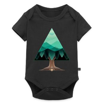 L’arbre triangulaire - Body à manches courtes Premium Bébé - noir - Devant