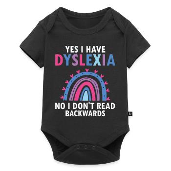 Dyslexia Therapy for Dyslexia Month - Baby Premium short-sleeve bodysuit - black - Front