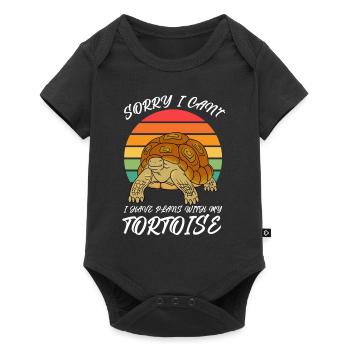 Turtle - Baby Premium short-sleeve bodysuit - black - Front