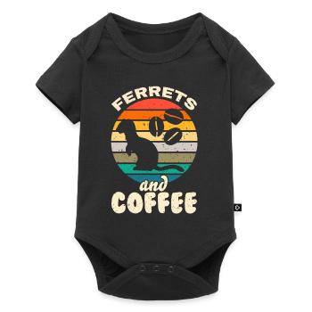 Ferret - Baby Premium short-sleeve bodysuit - black - Front