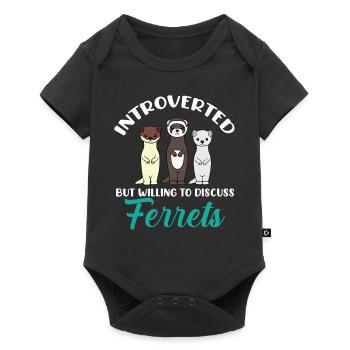 Ferret - Baby Premium short-sleeve bodysuit - black - Front