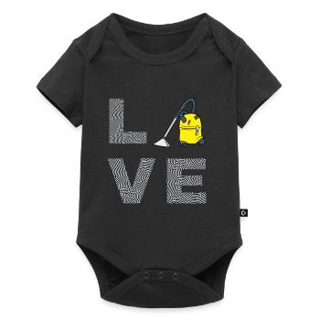 Vacuum Cleaner Cleaning Power Gift - Baby Premium short-sleeve bodysuit - black - Front