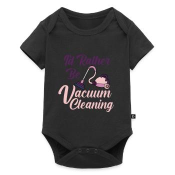 Vacuum Cleaner Cleaning Power Gift - Baby Premium short-sleeve bodysuit - black - Front
