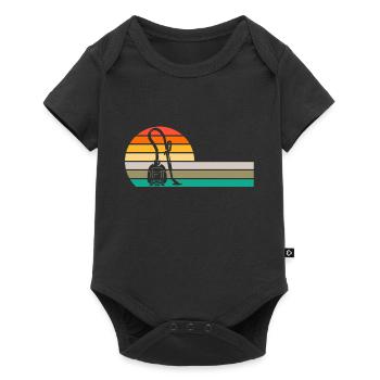 Vacuum Cleaner Cleaning Power Gift - Baby Premium short-sleeve bodysuit - black - Front