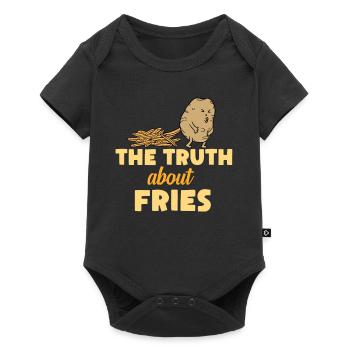 Pommes - Baby Premium Kurzarmbody - Schwarz - Vorne