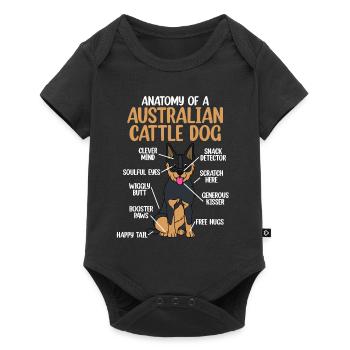 Bouvier australien - Body à manches courtes Premium Bébé - noir - Devant