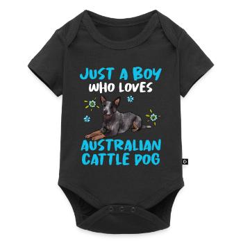 Bouvier australien - Body à manches courtes Premium Bébé - noir - Devant
