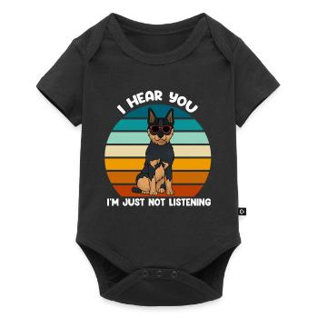 Bouvier australien - Body à manches courtes Premium Bébé - noir - Devant