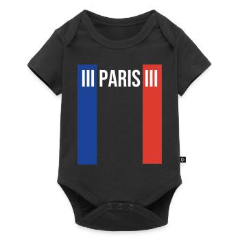 Paris 3ème arrondissement Paris Souvenir - Body à manches courtes Premium Bébé - noir - Devant