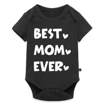 Mother Saying Gift Mom Mother's Day - Baby Premium short-sleeve bodysuit - black - Front