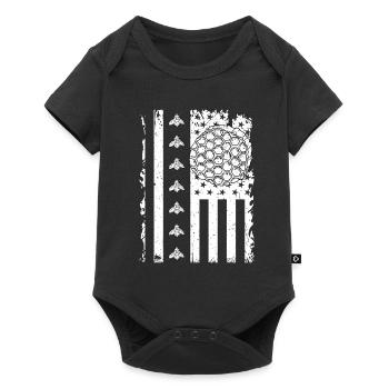 Beekeeper Bee Gift - Baby Premium short-sleeve bodysuit - black - Front