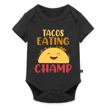 Tacos - Baby Premium short-sleeve bodysuit - black - Front