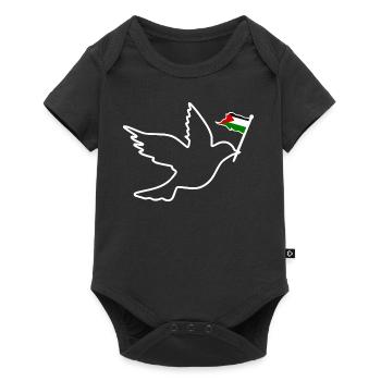 Free palestine - Baby Premium short-sleeve bodysuit - black - Front