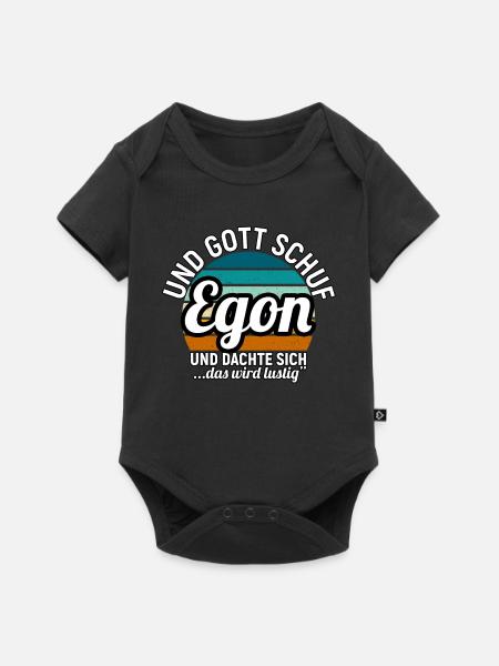 Emil - Baby Premium Kurzarmbody - Schwarz