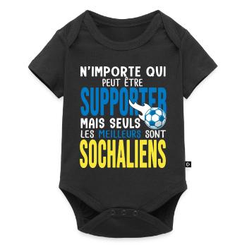 sochaux foot Humour football club Sochaux - Body à manches courtes Premium Bébé - noir - Devant