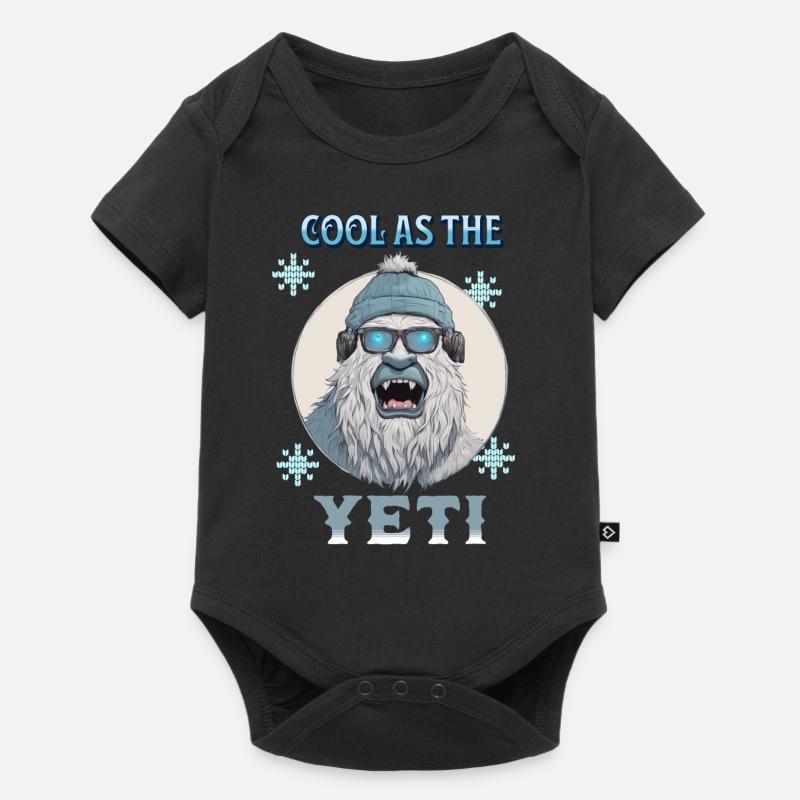 Cool comme le yéti - Body à manches courtes Premium Bébé - noir