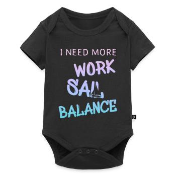 Sail Sailing Segeln - Baby Premium Kurzarmbody - Schwarz - Vorne