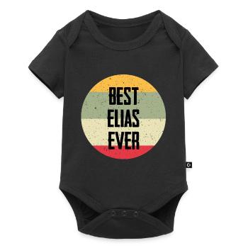 Best Elias Ever - Baby Premium short-sleeve bodysuit - black - Front