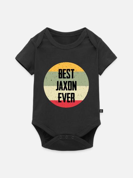 Best Jaxon Ever - Baby Premium Kurzarmbody - Schwarz