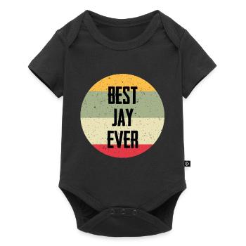 Best Jay Ever - Baby Premium short-sleeve bodysuit - black - Front