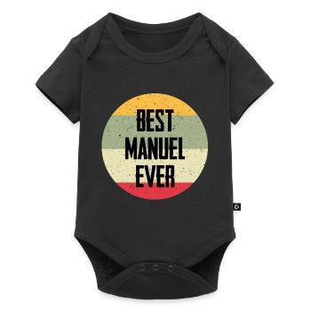 Meilleur manuel de tous les temps - Body à manches courtes Premium Bébé - noir - Devant