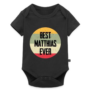 Best Matthias Ever - Baby Premium short-sleeve bodysuit - black - Front