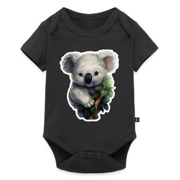 Koala cute - Baby Premium short-sleeve bodysuit - black - Front
