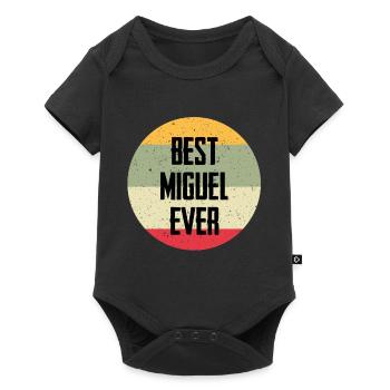 Best Miguel Ever - Baby Premium short-sleeve bodysuit - black - Front