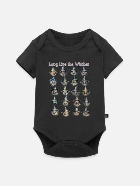 Lang leben die Hexen - Baby Premium Kurzarmbody - Schwarz